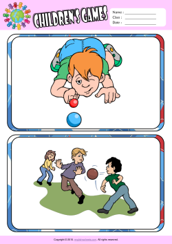 Sports ESL Printable Flashcards With Words for Kids