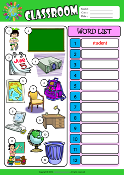 classroom esl printable worksheets for kids 3